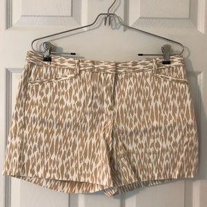 Animal print shorts